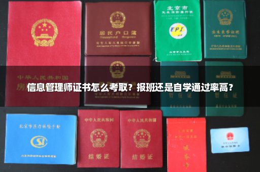 信息管理师证书怎么考取？报班还是自学通过率高？